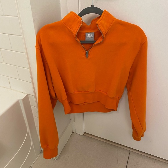 TNA Tops - TNA Cozy Fleece Perfect 1/4 Zip Sweatshirt